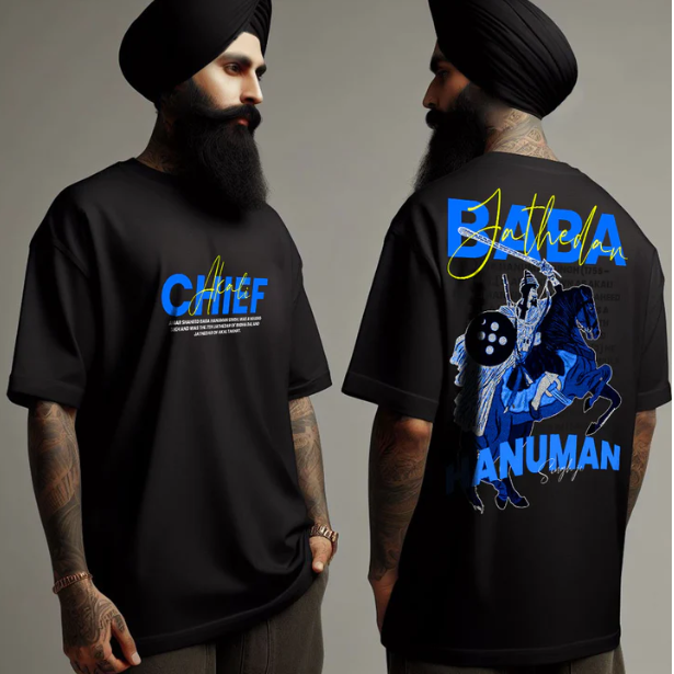 Jathedar Baba Hanuman Singh Ji Oversized T Shirt