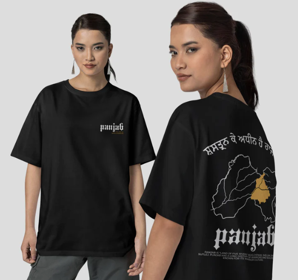 Panjab Women Oversized T Shirt